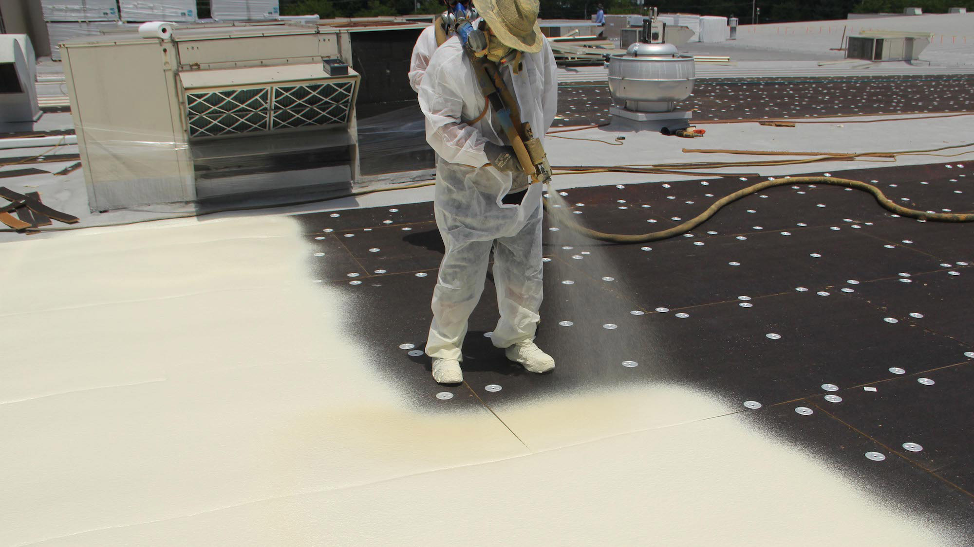 spray foam insulation for flat roofs