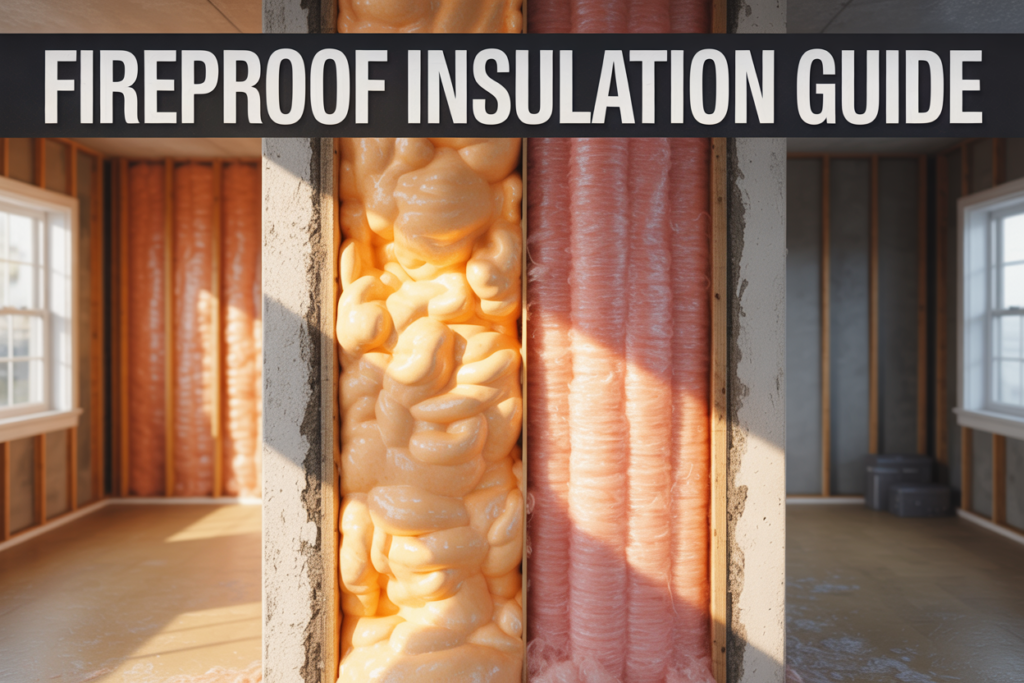 Fireproof Spray Foam vs Fireproof Insulation: What Toronto Homeowners Should Choose