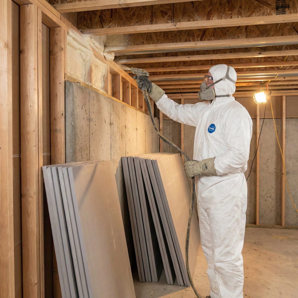 Professional basement insulation installation in Toronto Ontario