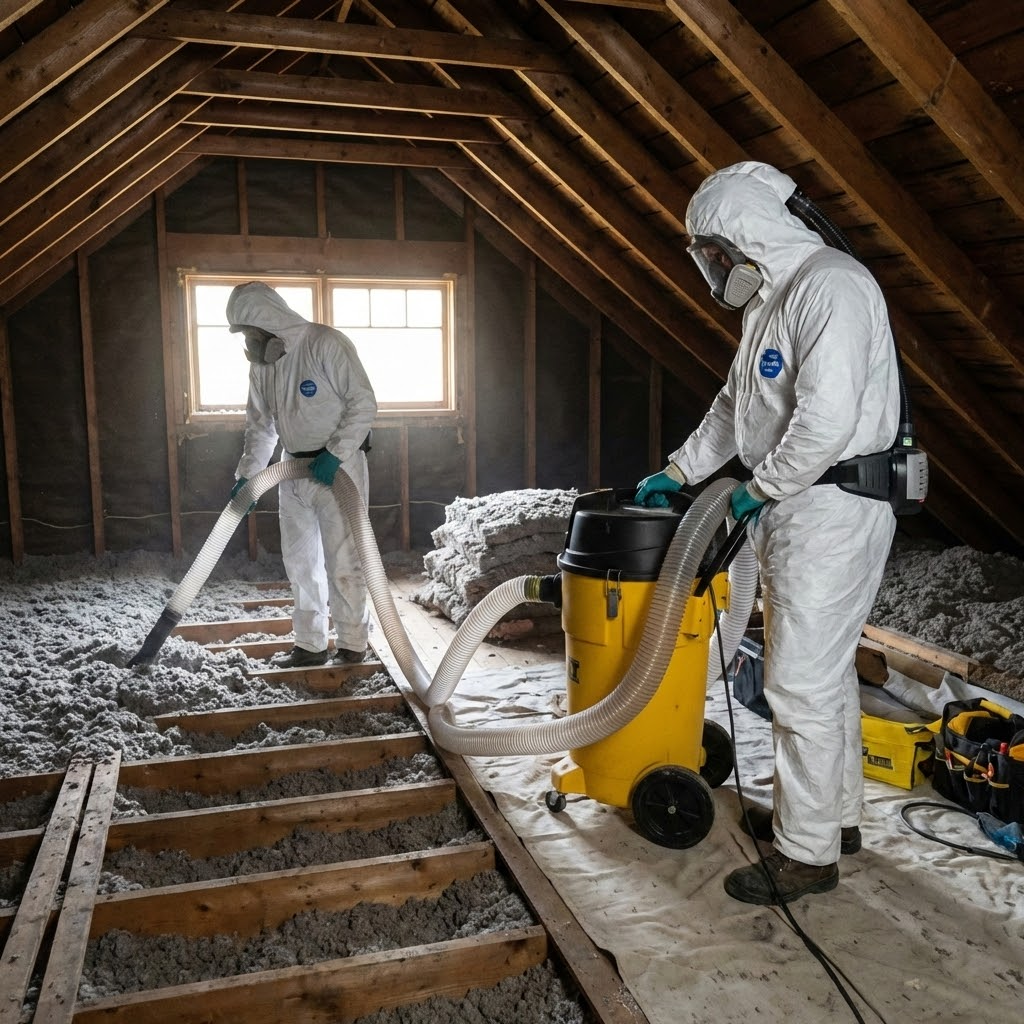 Attic insulation removal services in Toronto and Ontario