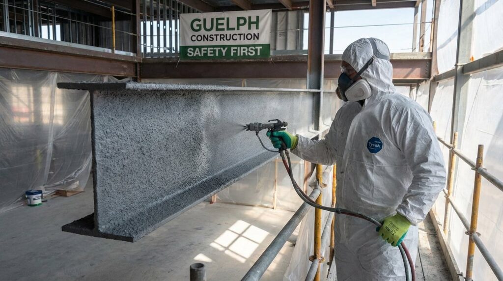 Fireproofing Steel Structures with Spray Applied Coatings in Guelph Ontario - Spray Foam Kings Ontario