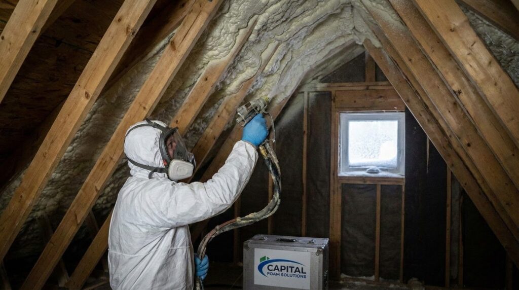 Open Cell vs Closed Cell Spray Foam Insulation: Which Is Better for Ottawa Homes - Spray Foam Kings Ontario