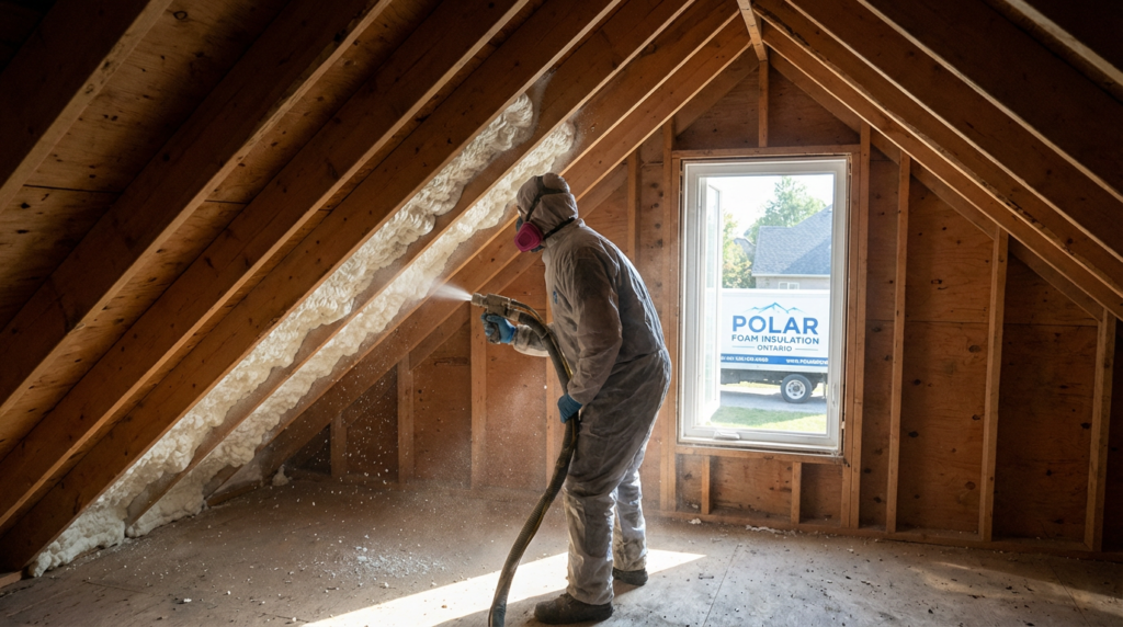 Attic insulation R-value requirements Ontario Building Code explained - Spray Foam Kings, Ontario