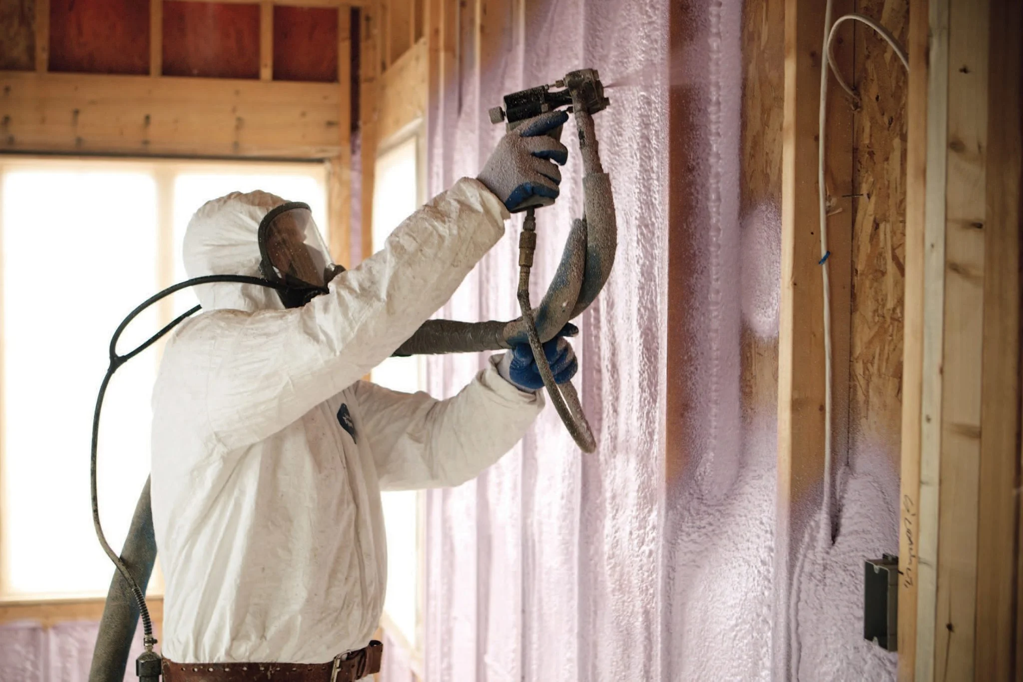 Spray foam insulation installation in East York Toronto
